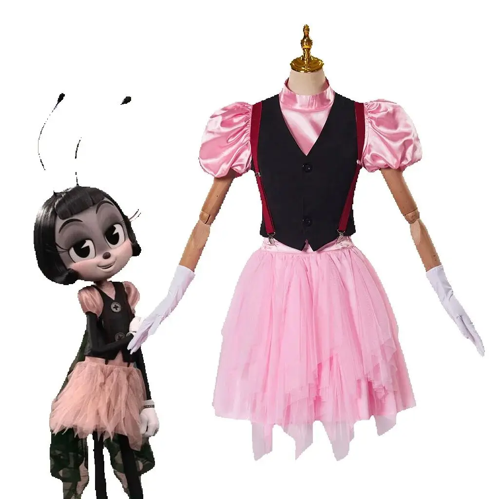 

Cosplaydiy Movie Blossom IF Costume Women's Pink Tutu Dress butterfly Cosplay Lovely Cute Dress Halloween Carnival Party suit