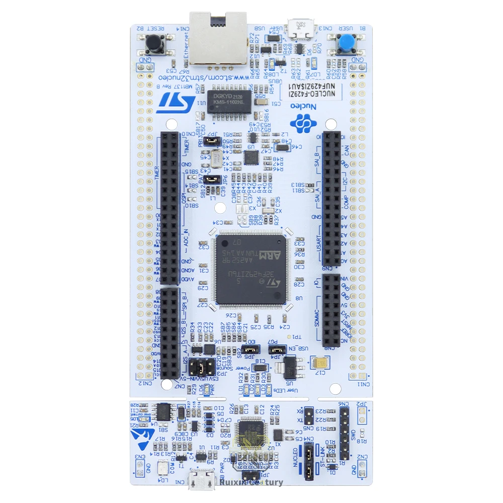 placa-de-desarrollo-for-st-nucleo-f429zi-stm32-nucleo-144-stm32f429zit6-cortex-m4-180mhz-2mb-flash-256kb-ram-st-link-v2-1-original