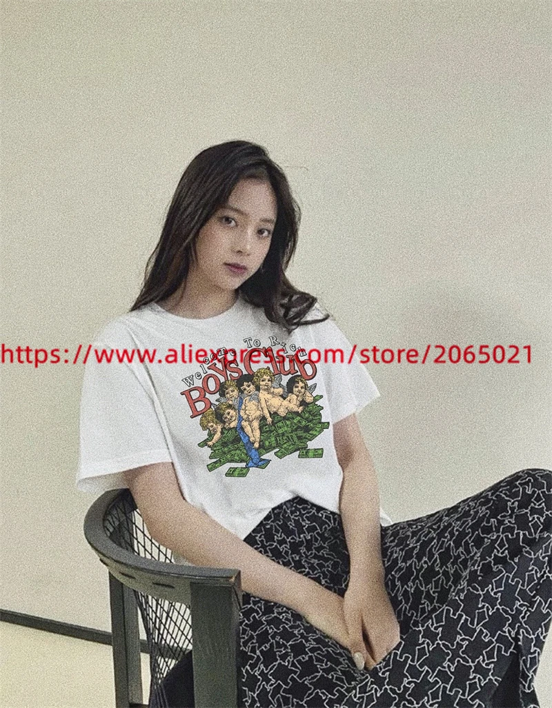 Rich Boys Club T Shirt Men Women High Quality Washed Top Tees T-shirt