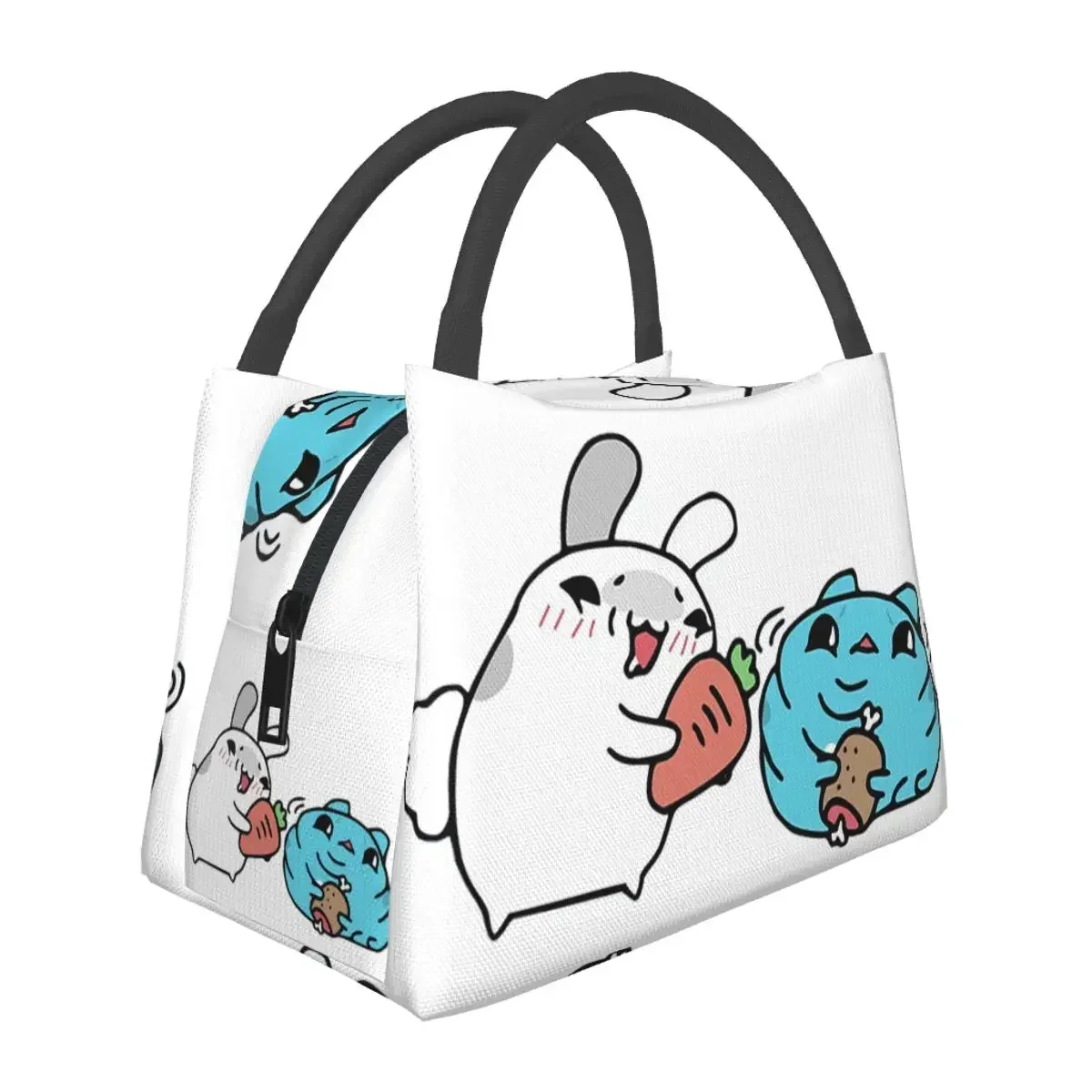 Comic Cat Bugcat Capoo Bug Cat Lunch Bags Insulated Bento Box Portable Lunch Tote Picnic Bags Cooler Thermal Bag for Woman Kids