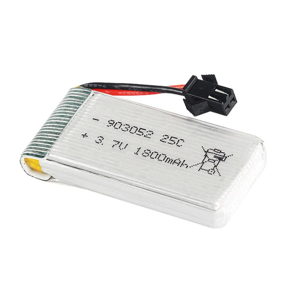 Battery for KY601S SYMA X5 X5S X5C X5SC X5SH X5SW X5HW X5UW M18 H5P HQ898 H11D H11C 3.7V 1800mah lipo battery XH2.54/SM/JST/XH4.