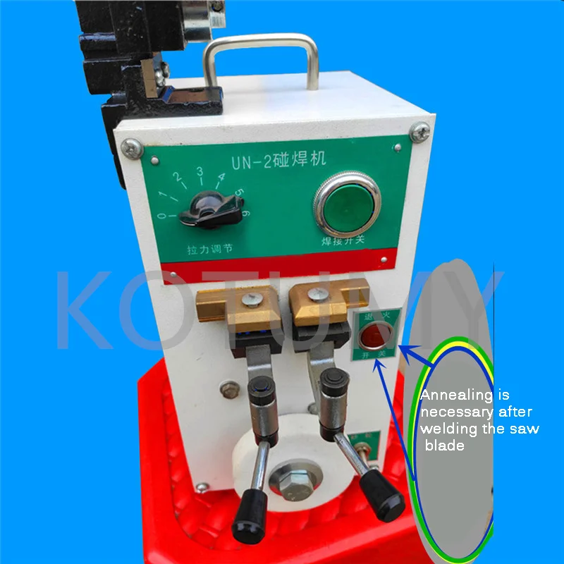 2KW 220V Electric Welder Portable Small Saw Blade Butt Welder Saw Blade Band Saw Blade Welding Machine Touch Welding