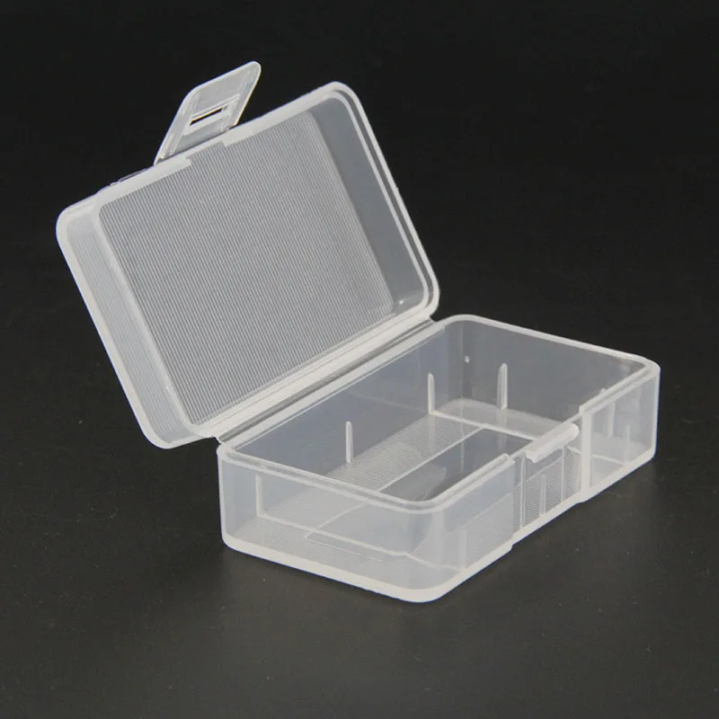 2 4 8 Slots AA AAA Battery Storage Box Hard Plastic Case Cover Holder Protecting Case With Clips For AA AAA Battery Storage Box