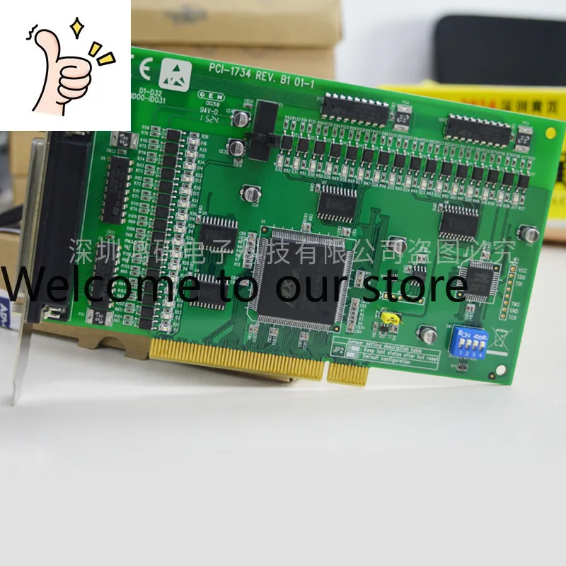 Original Advantech PCI-1734 Industrial Capture Card 32-Channel Isolated Digital Output Card ISA Compatible PCL-734