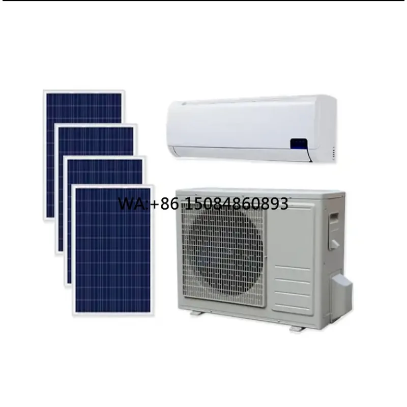 18000BTU AC/DC Hybrid Solar Air Conditioner, Easy Installation & Solar Powered