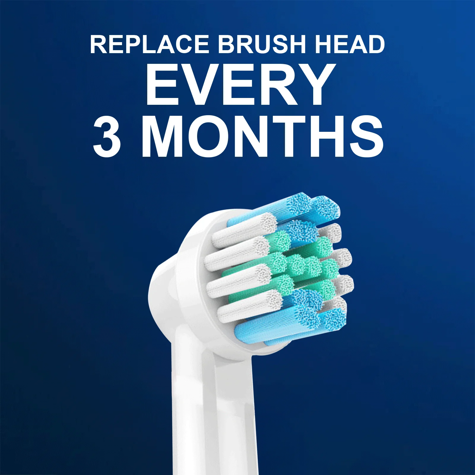 4PCS/8PCS Electric Toothbrush Head Excellent Cloud Like Soft Bristles Premium Deep-cleaning Electric Toothbrush Head