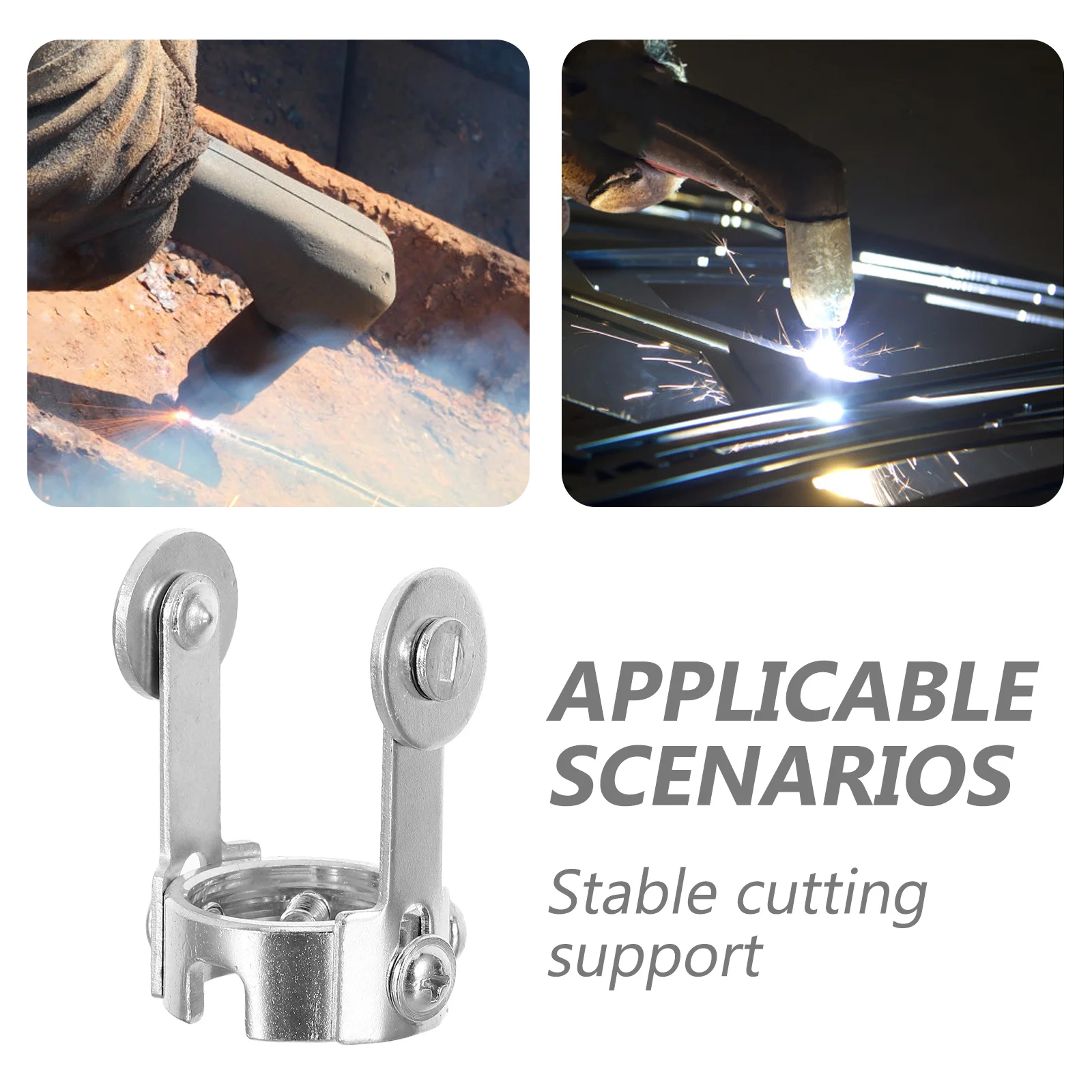 ล้อรองขาตั้งเครื่องตัดพลาสม่า 2 ชิ้น สำหรับงานตัดแบบไม่สัมผัส งานโลหะที่ต้องการความแม่นยำ ล้อนำทางสำหรับเครื่องตัดพลาสม่า DIY