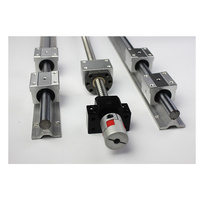 Linear Rail Set Ball Screw SFU1605 1200mm 1000mm +Linear Guide SBR16+SBR16UU + Supporter BK12BF12 + Coupler 8 *10 For CNC
