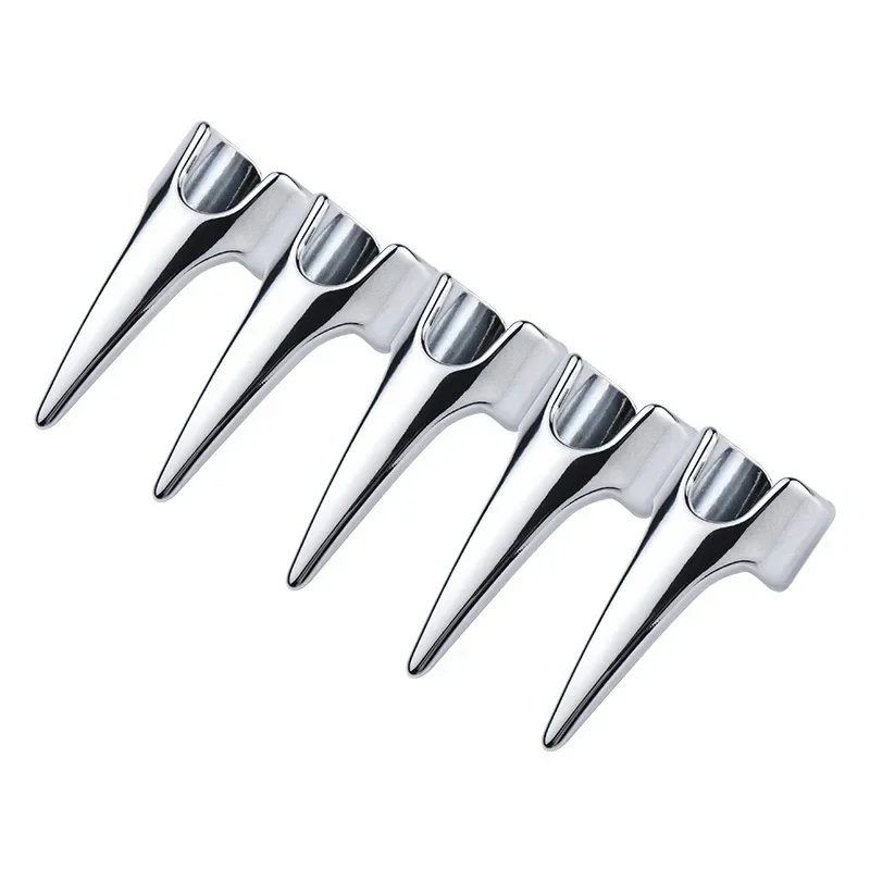 5Pcs Sexy Nail Covers Scratching Fondling Massage Grating Back Tickler Tools Women Men Tickle Touching Cosplay Stainless Steel