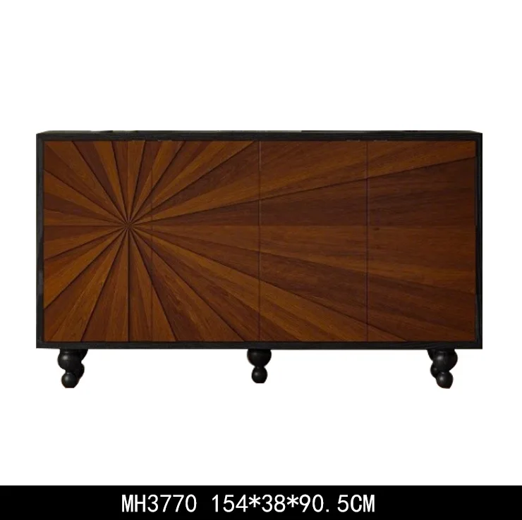 complete set of cabinets homestay retro and old chest cabinets, medieval style personalized entrance decorative storage cabinets