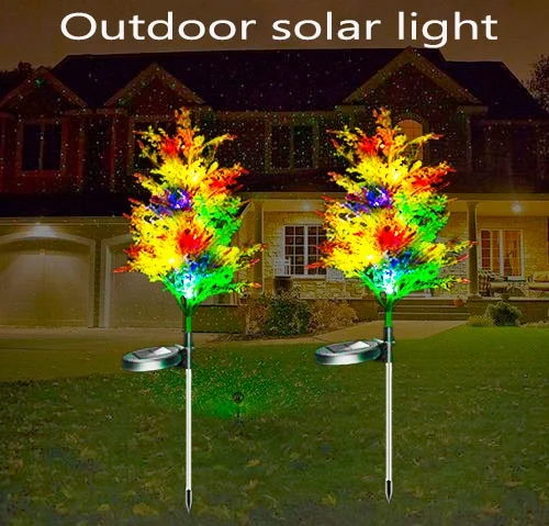 

Outdoor Solar Powered Lights Grass Cypress Trees Lamp for Garden Lawn Landscape Holiday Light Festival Wedding Christmas