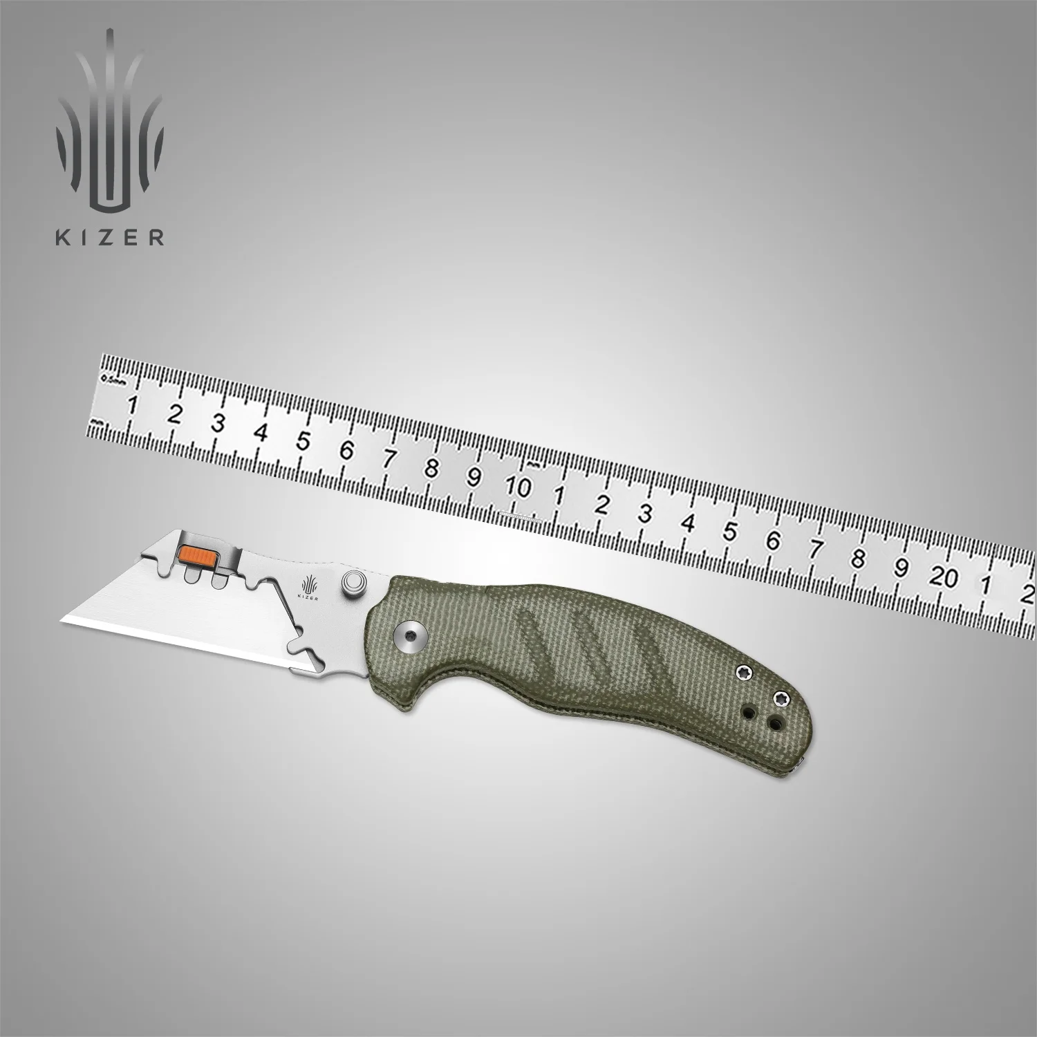 Kizer EDC Pocket C01C Uti 1 V3488.29JNA1/V3488.29JNA2/V3488.29JNA3 Micarta/G10 Handle