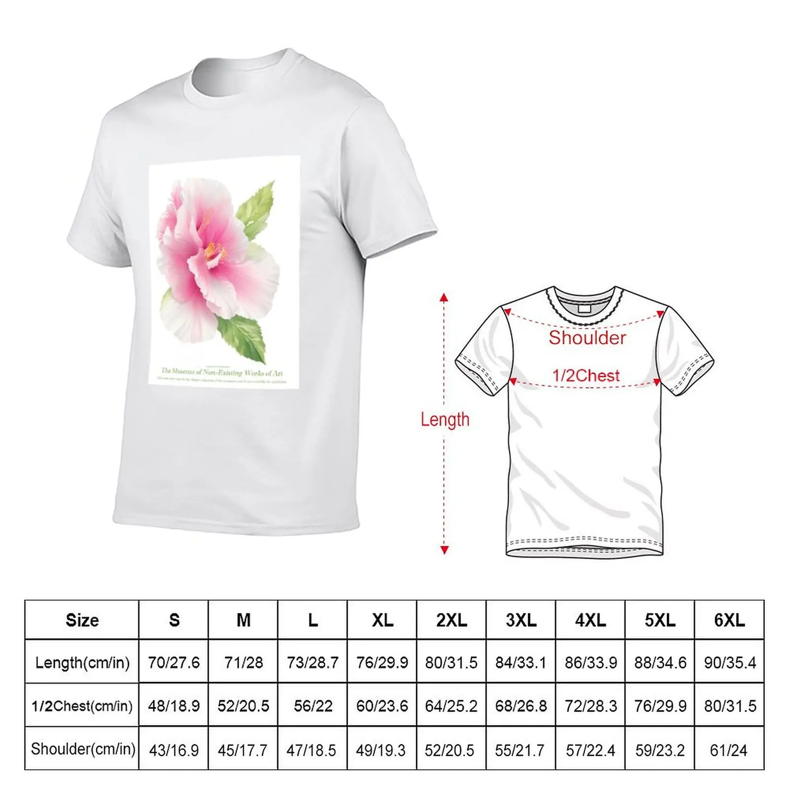 the pink hibiscus flower T-Shirt Plus Size Workout Short Sleeve Top