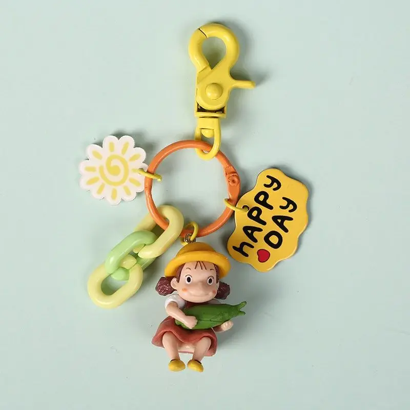 My Neighbor Totoro Cute Keychain Lovely Bag Charm Fashion Hanging Ornament for Keys Backpack Car Interior Daily Use Gift