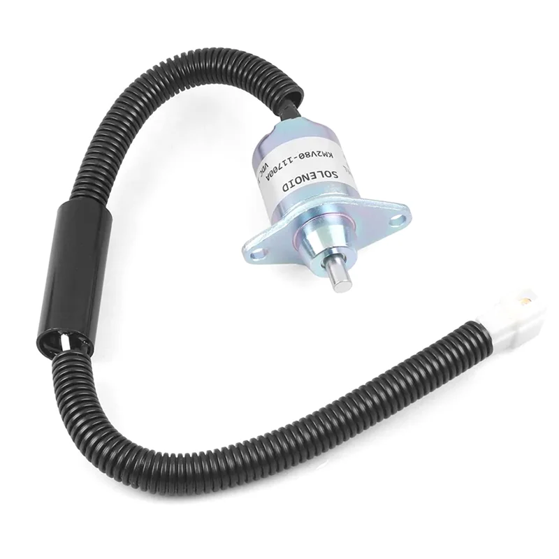 [A92P!】 KM2V80-11700A 12V Fuel Shut Off Solenoid Valve For Diesels Engine Generator Oil Stop Solenoid Valve