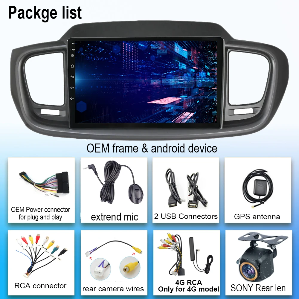 Qualcomm Bildschirm Android 13 Für Kia Sorento 2015 2017 Auto Auto Radio Stereo Multimedia Player Navigation GPS Keine 2 din DVD CARPLAY