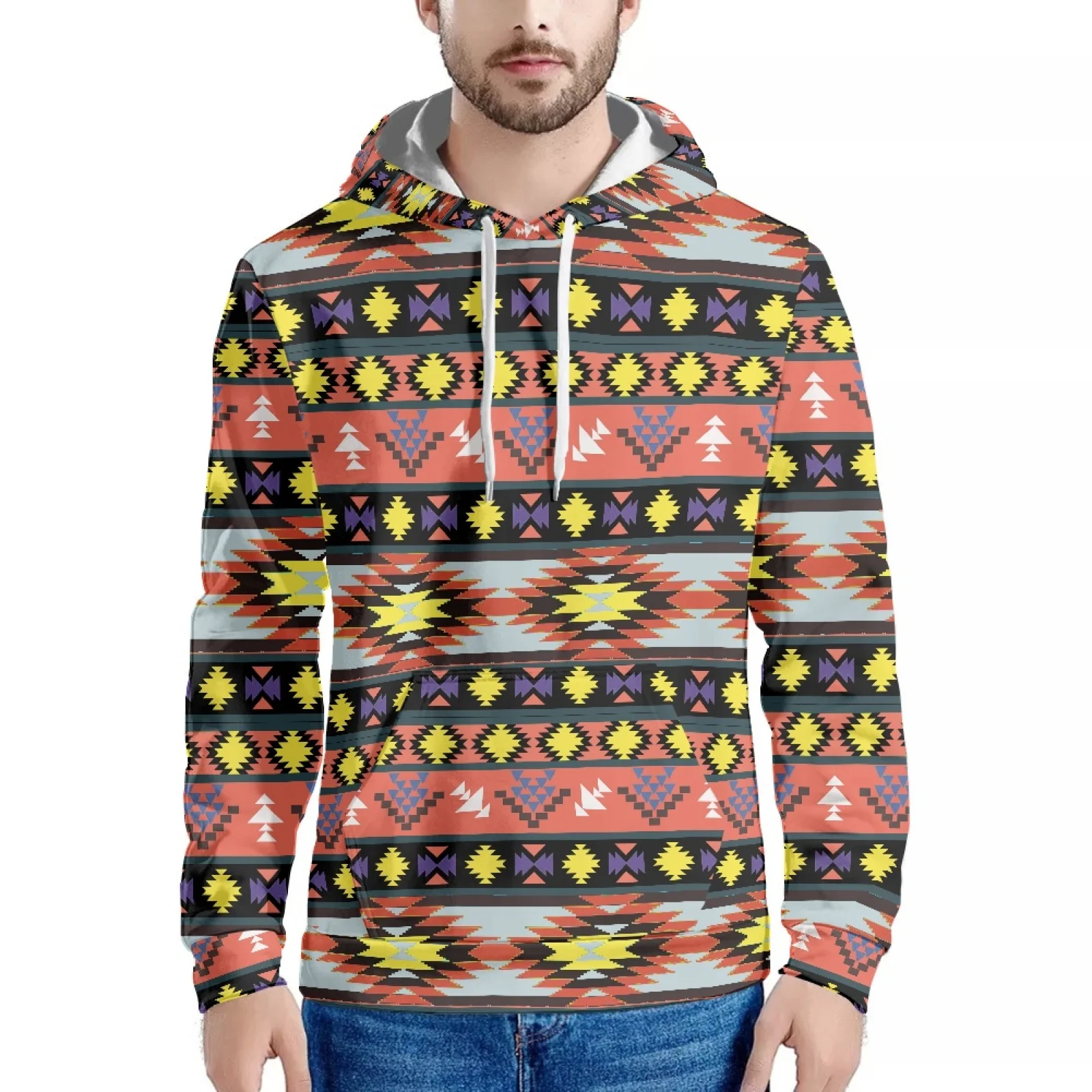 

Men's Clothing Ethnic Polynesian Style New Hoodie Sweatshirt Long Sleeve Hoodie Slim Men's Hoodie Autumn And Winter Luxury