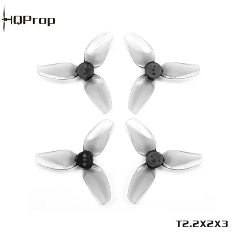 Hqprop T2.2x2x3 Mini FPV Propellers 3Blade Ultralight PC Blades 2CW2CCW High Efficiency For Tiny Indoor Racing Quadcopter Spares