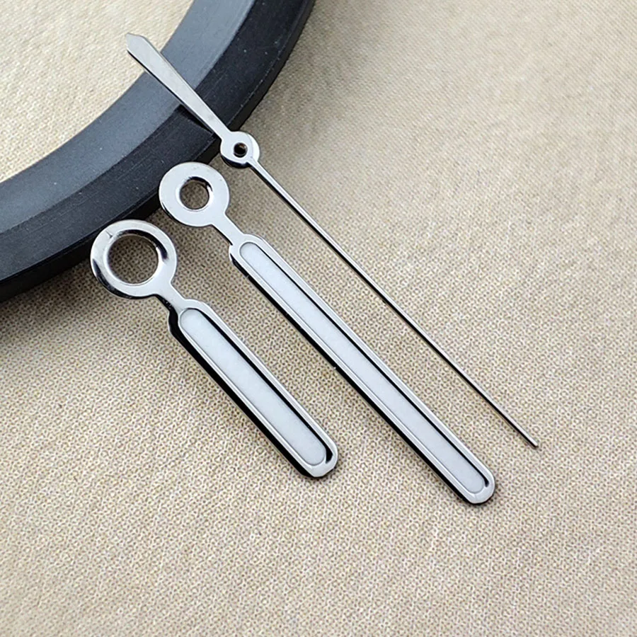 New NH35 Hands Strong Green Luminous Hands Silver Gold Three Hands Watch Accessories For NH35 NH36 4R 7S Automatic Movement