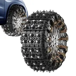 Universal Anti-Slip Car Wheel Chains Off Road Snow Chain Car Tire Chains For Travel Climbing Tires For Cars Spikes For Car Tires