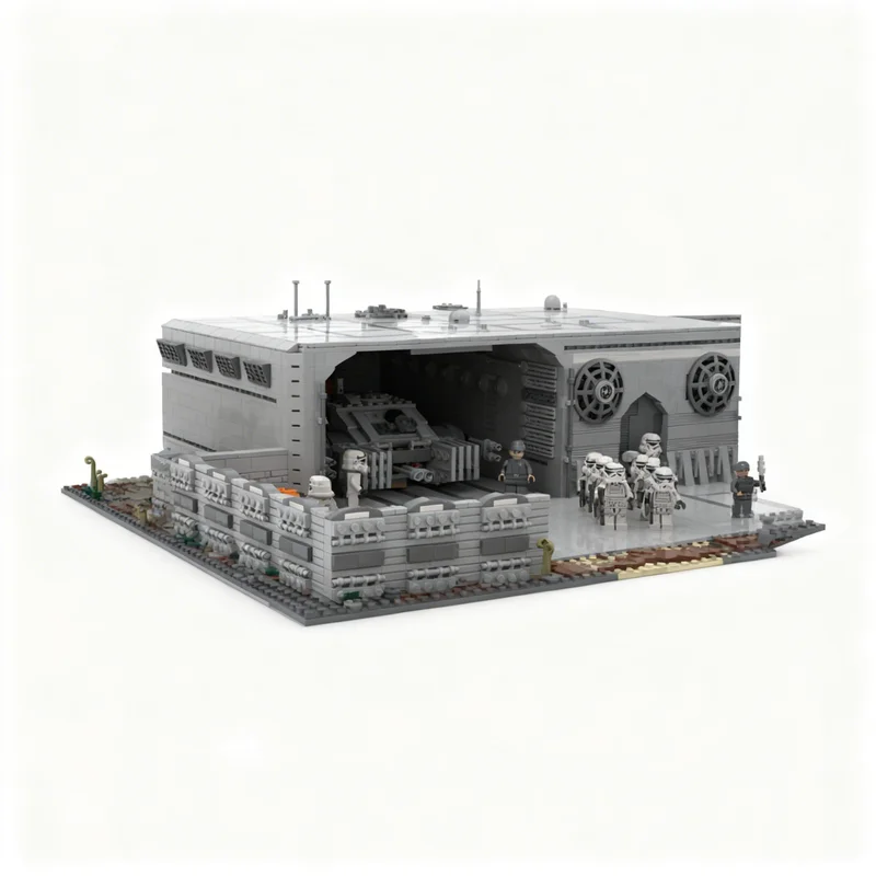 5494pcs MOC SW - Imperial Base Bunker Star Battle Model Building Blocks Construction Christmas Gift Toy DIY Education Display