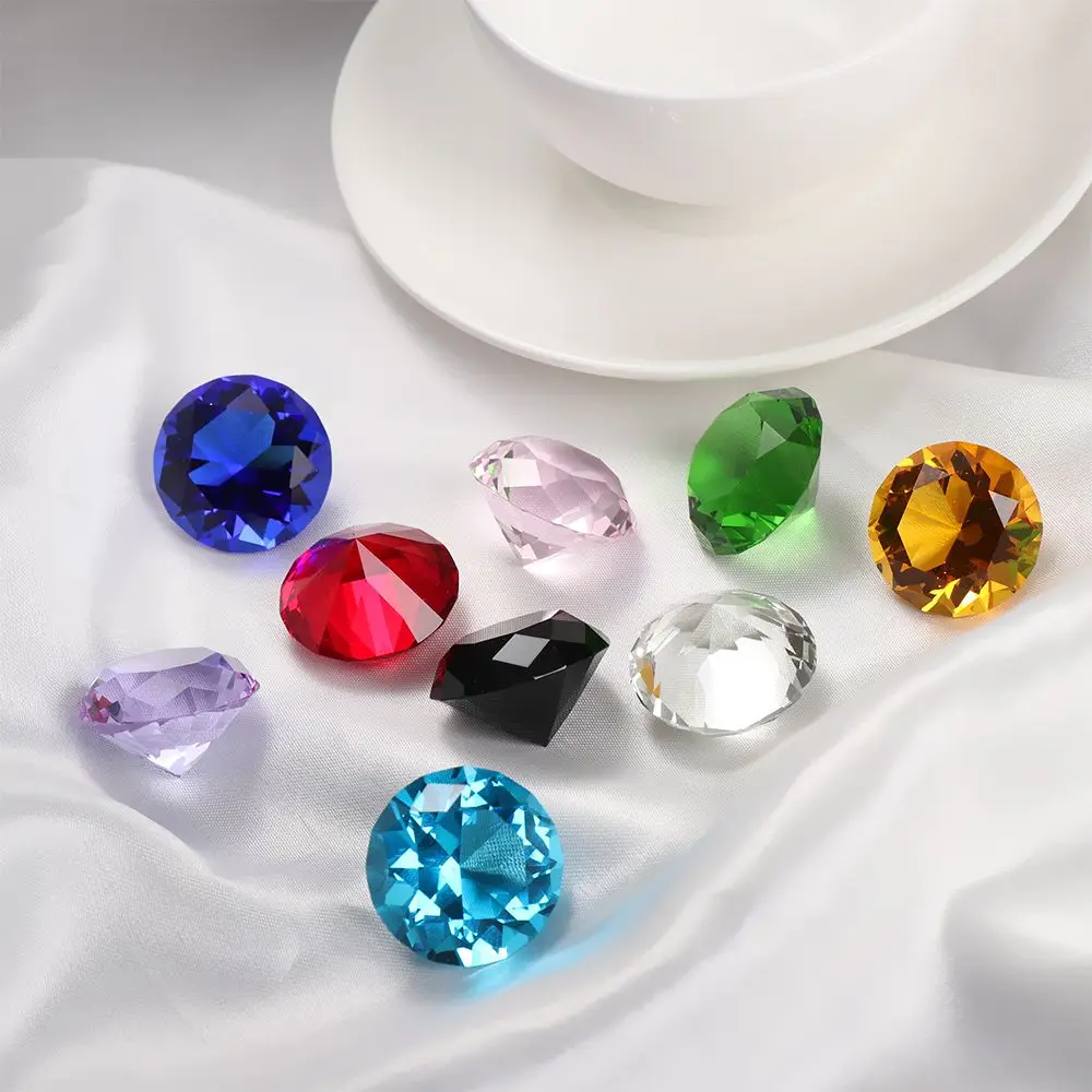 30mm bunte Kristall diamant alles Gute zum Geburtstag Hochzeits dekoration Event Party liefert