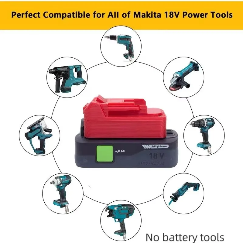 

Адаптер для инструмента Makita BL 18 в, совместимый с инструментом Festool 18 в, преобразователь аккумулятора, Запчасти и аксессуары для электроинструмента