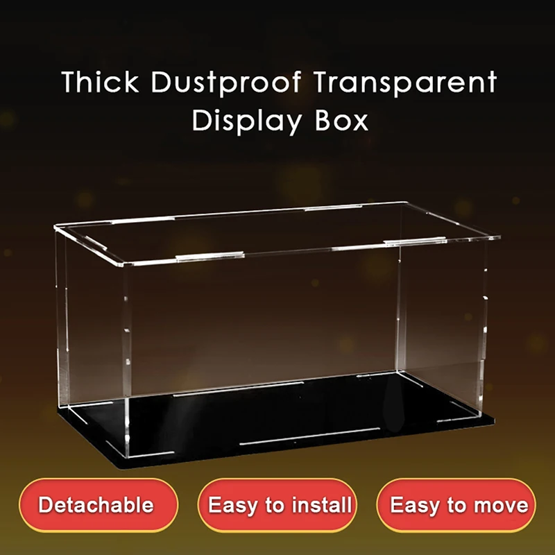 Standing Display Case for Collectibles Doll Model Clear Acrylic Box Display Action Figures Home Storage Organizing Toys