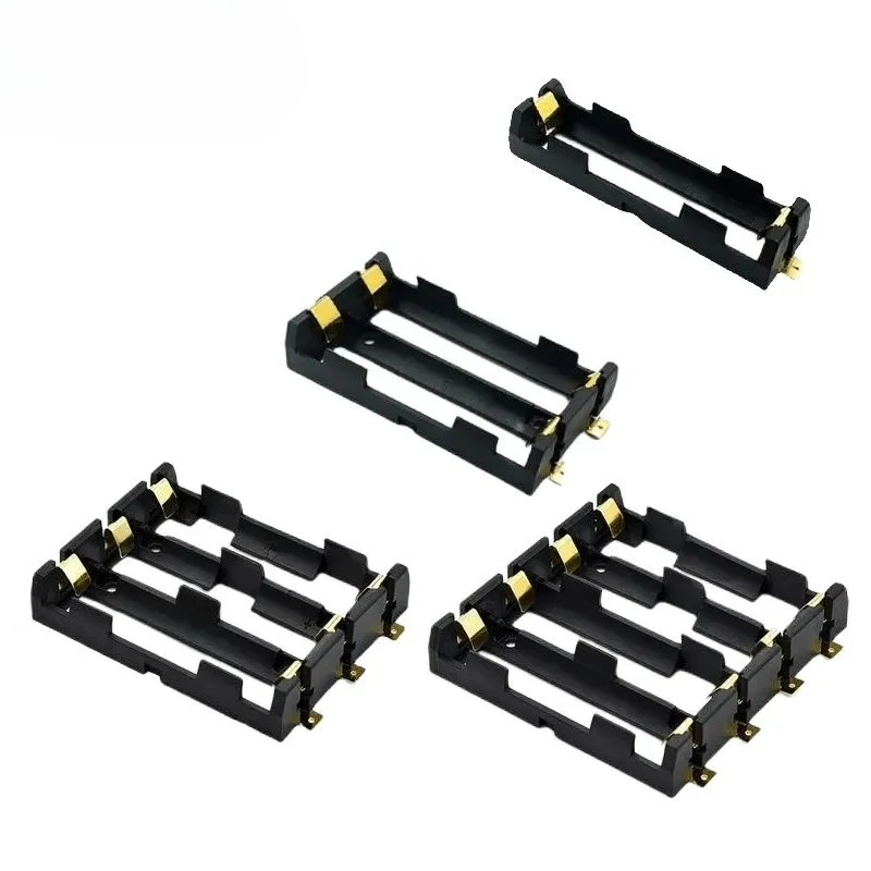 1x2x3x4x 18650 SMT Battery Holder 18650 SMD Battery Box Storage Case Container Power Bank With Bronze Pins Rechargeable SMT
