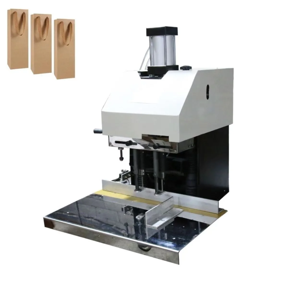 

New Design Desktop Electric Punching Machine New Double Hole Paper Bag Drilling Machine for Manufacturing Plant and Restaurant
