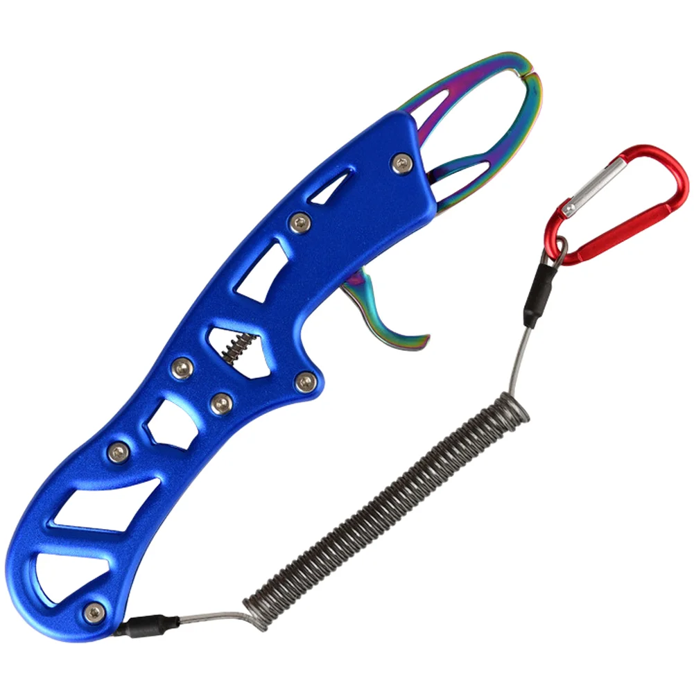 Space Aluminum Fishing Pliers Stainless Steel Fish Grabber Multicolor Titanium Coated Grippier Control Tool For Angling Saltwate
