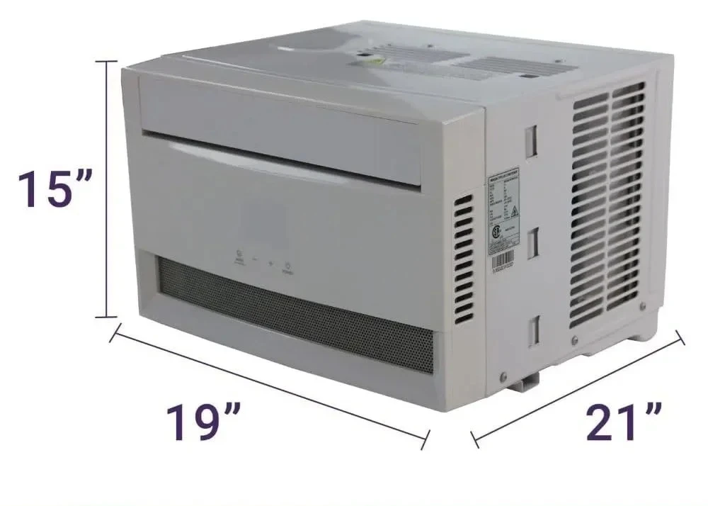 

Осушитель Freonic 10 000, средние комнаты площадью до 450 кв. Фут, оконный блок кондиционера с дистанционным управлением белого цвета, 10000 БТЕ