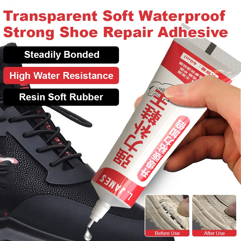 Shoe Repair Glue Sports Shoes Leather Shoes Resin Soft Waterproof Strong Shoe Repair Glue Shoe Glue Soles for Home