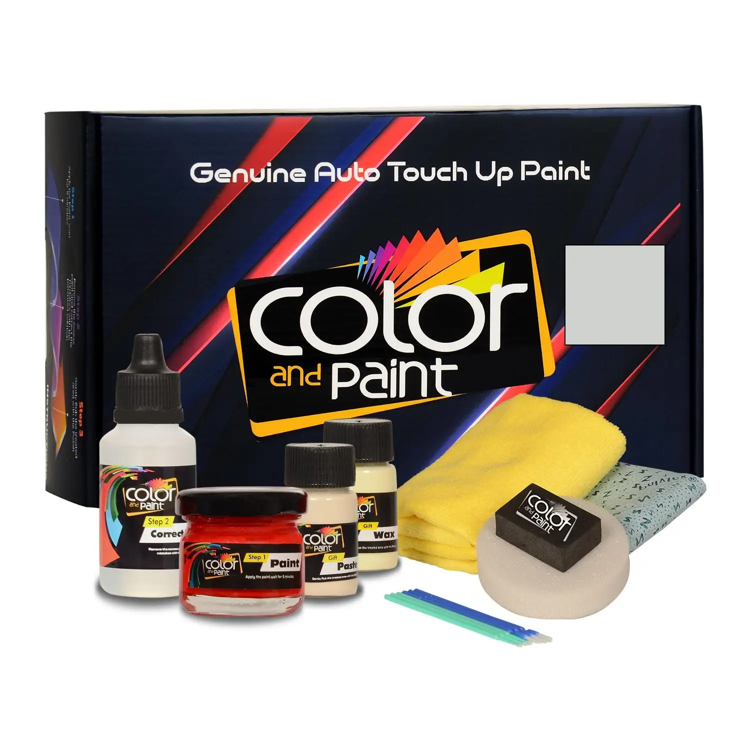 Color y pintura compatible con Alfa Romeo Automotive Touch Up Paint - ARGENTO ALPHA MET-620/B-basic Care