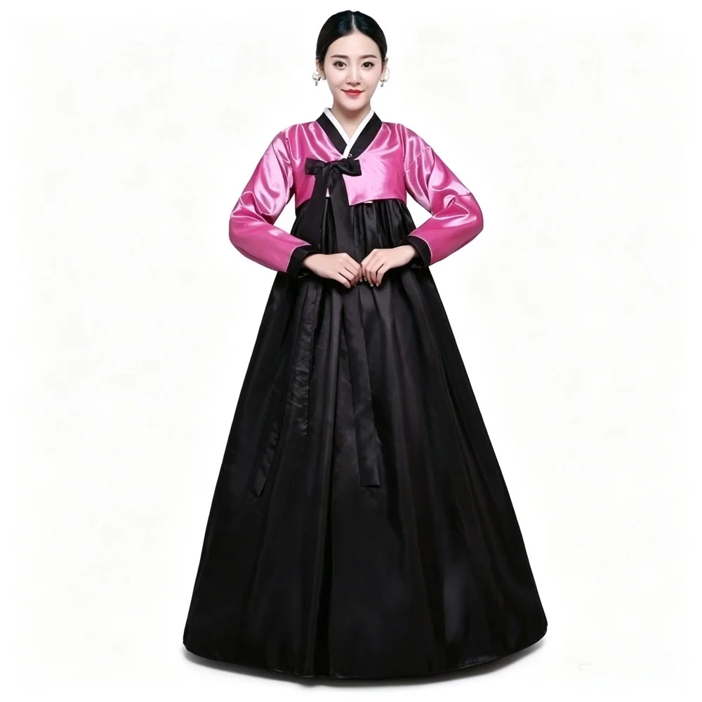 Traditional Hanbok for Women Korean Costume Minority Palace Performance Court Clothes Flower New Year Wedding Party Dance Dress