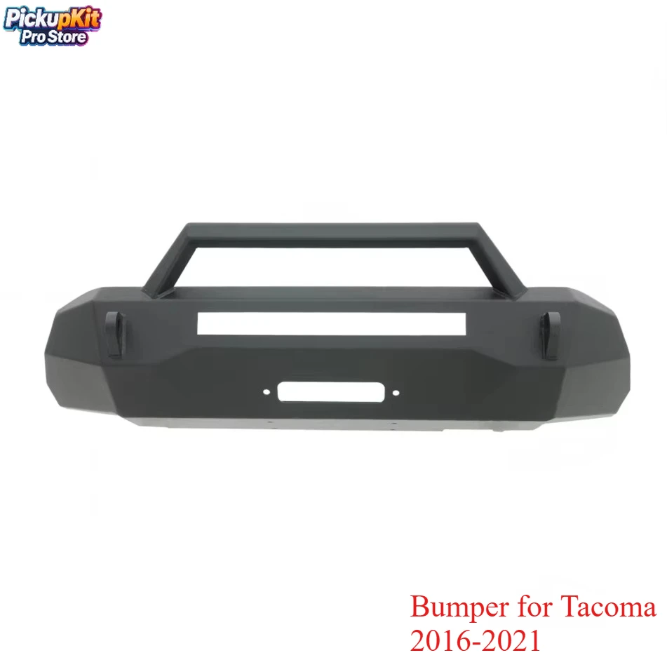 

Heavy-Duty Steel Winch Bumper for Tacoma 2016-2021 4x4 Off-Road Direct Fit
