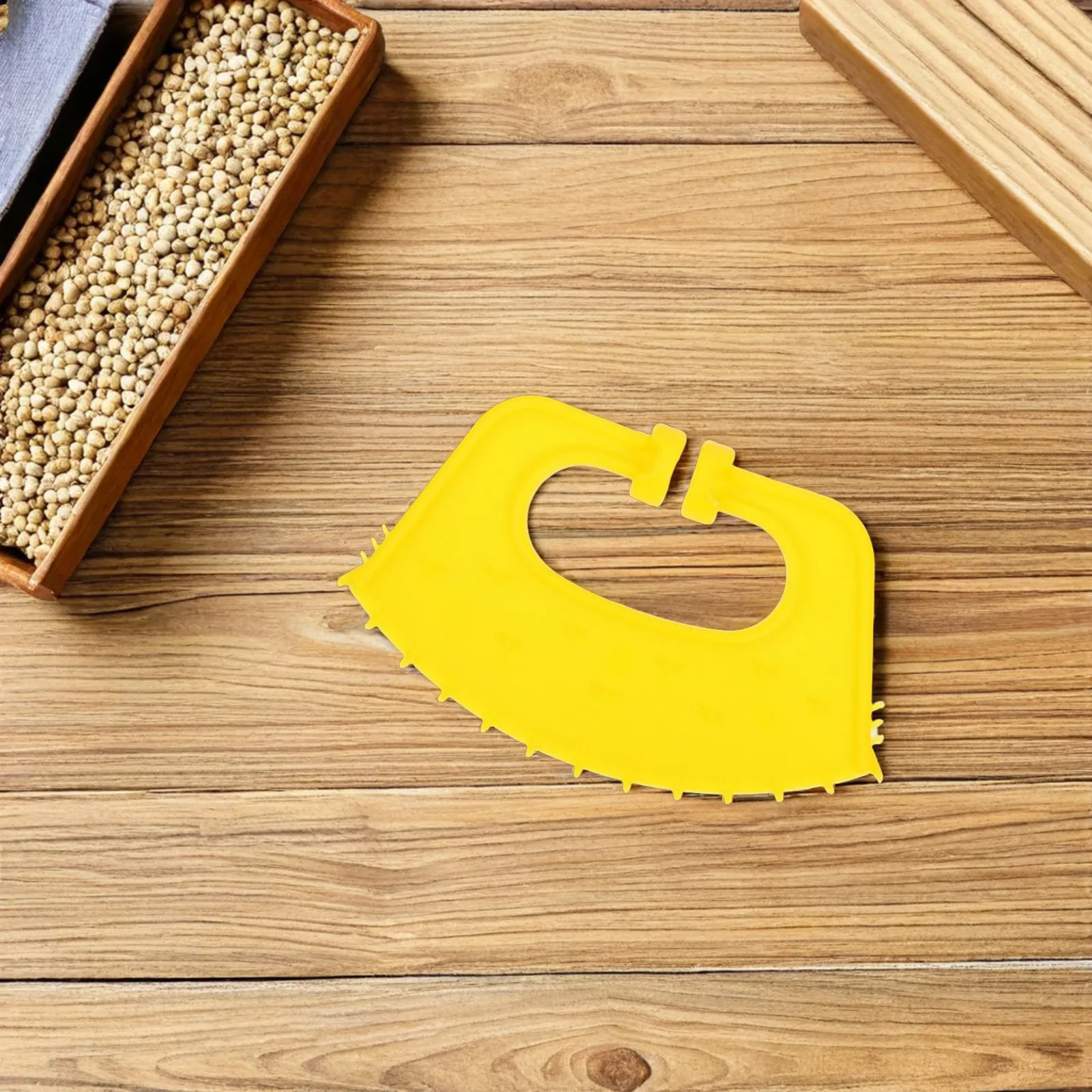 20Pcs Calf Weaning Nose Rings Yellow Plastic Anti-Sucking Cow Ring Livestock Weaner Tool Reduce Stress Farm Management