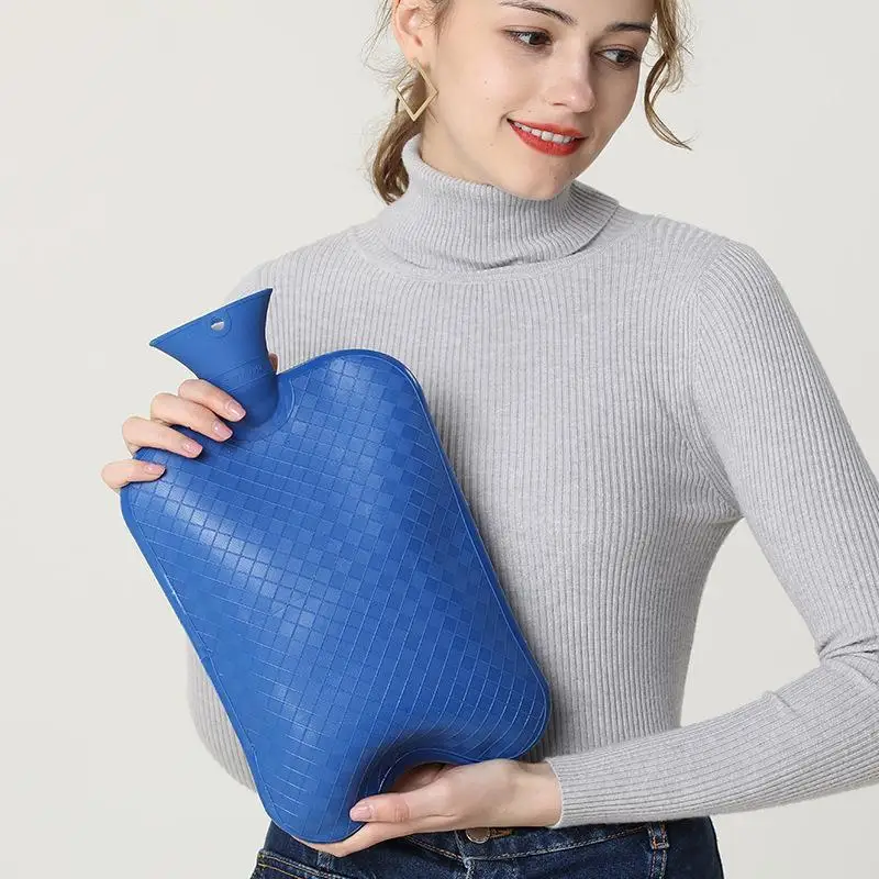 3000ml Large Capacity Hot Water Bag Non Toxic Leakproof Hot Water Bottle for Bed Foot Warming Ideal Winter Gift for Friends