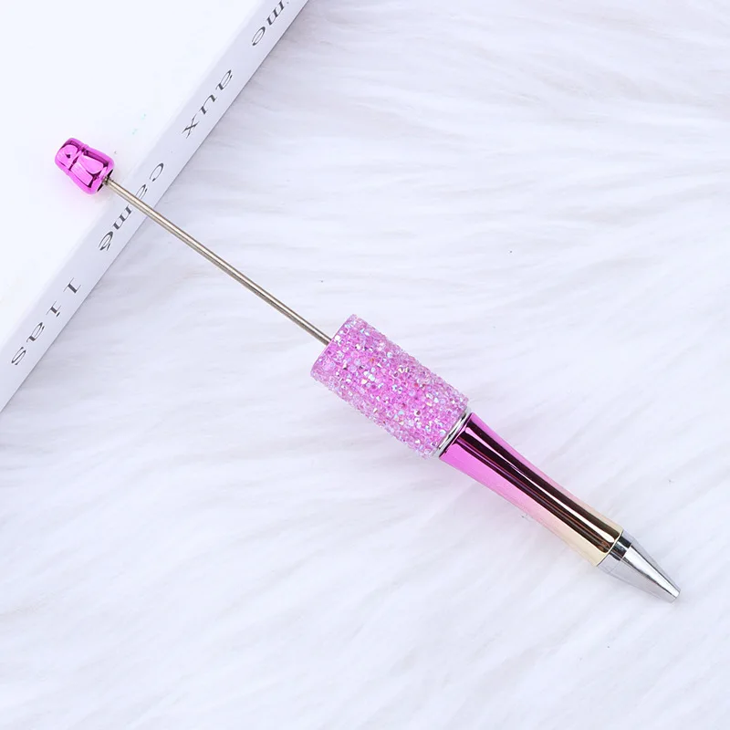 30 stücke DIY Perlen Stift Perlen Stift Kunststoff Stifte Nette Koreanische Schreibwaren Luxus Schule Bürobedarf Utiles Escolares Japoneses