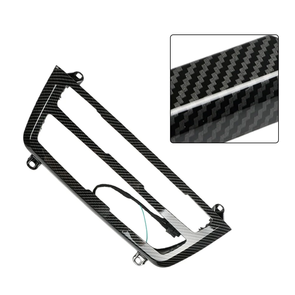 

Car Carbon Fiber Ambience Light Strip Lighting Hood For BMW For 3 Series 2012-2017 Air Conditioning Panel Styling Mouldings
