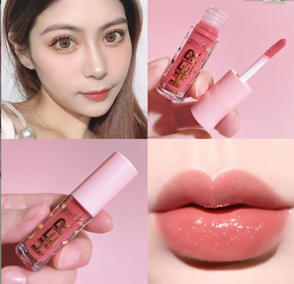 Spiegel Lippenstift Hydraterende Lipgloss Waterdicht Zweet Lip Glazuur Tint Langdurige Lip Glazuur Sexy Water-licht Lipgloss T2100