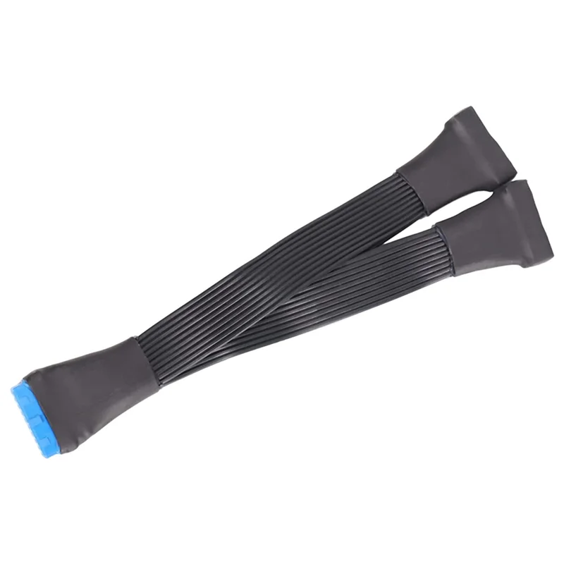 B44C 10X Motherboard USB 3,0 19PIN Header 1To2 Verlängerung Splitter Kabel 19Pin 20Pin Interne Verlängerung Header Adapter Kabel