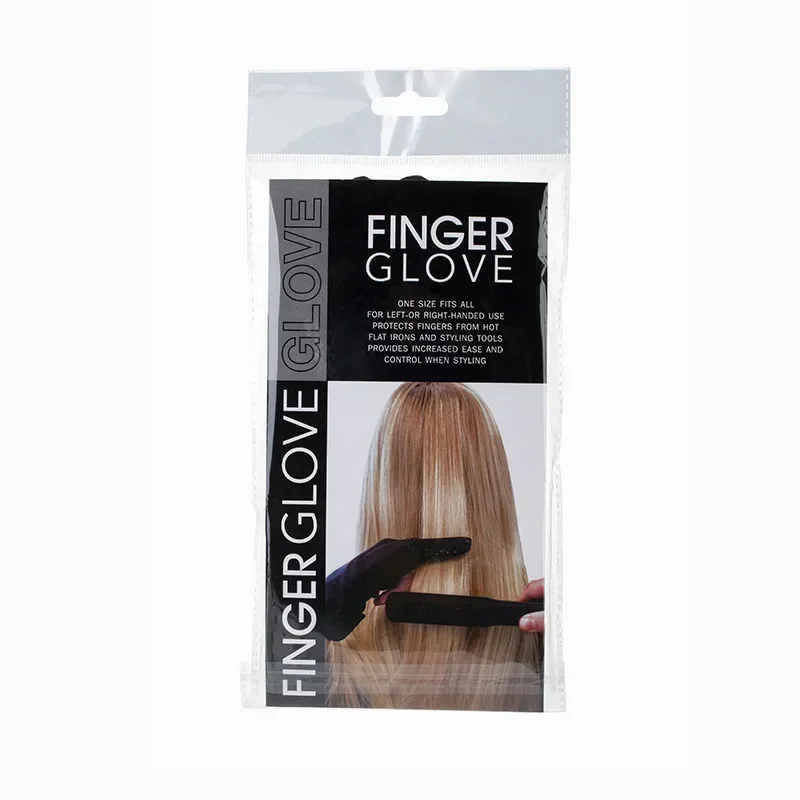 Friseur drei Finger Anti-Hot-Handschuh für Flacheisen hitze beständige Haar glättung Curling Handschuh Styling Haushalts handschuhe