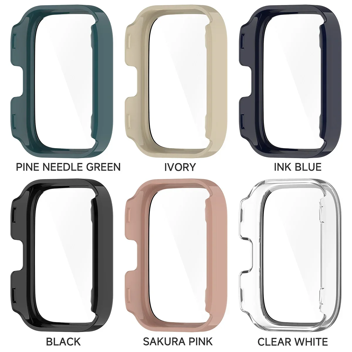 ПК + стекло для Amazfit Bip 5 Unity, чехол для смарт-часов, защитная пленка для экрана, все вокруг крышки, защитные бамперы для Amazfit Bip 5 Unity