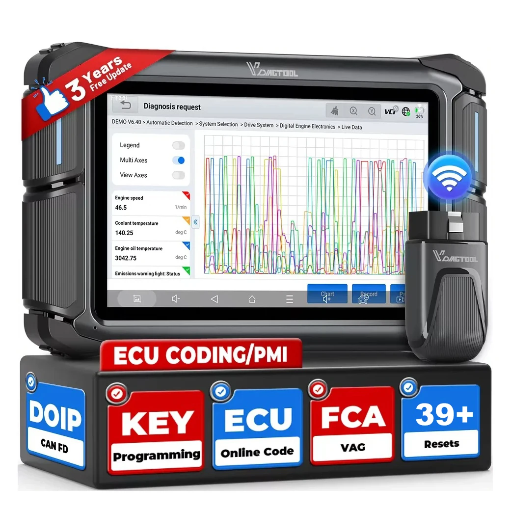 

2025 VDIAGTOOL VD70S O 2 Scanner Bidireccional Car Remote Programming Device Latest Diagnostic Machine for Vehicles