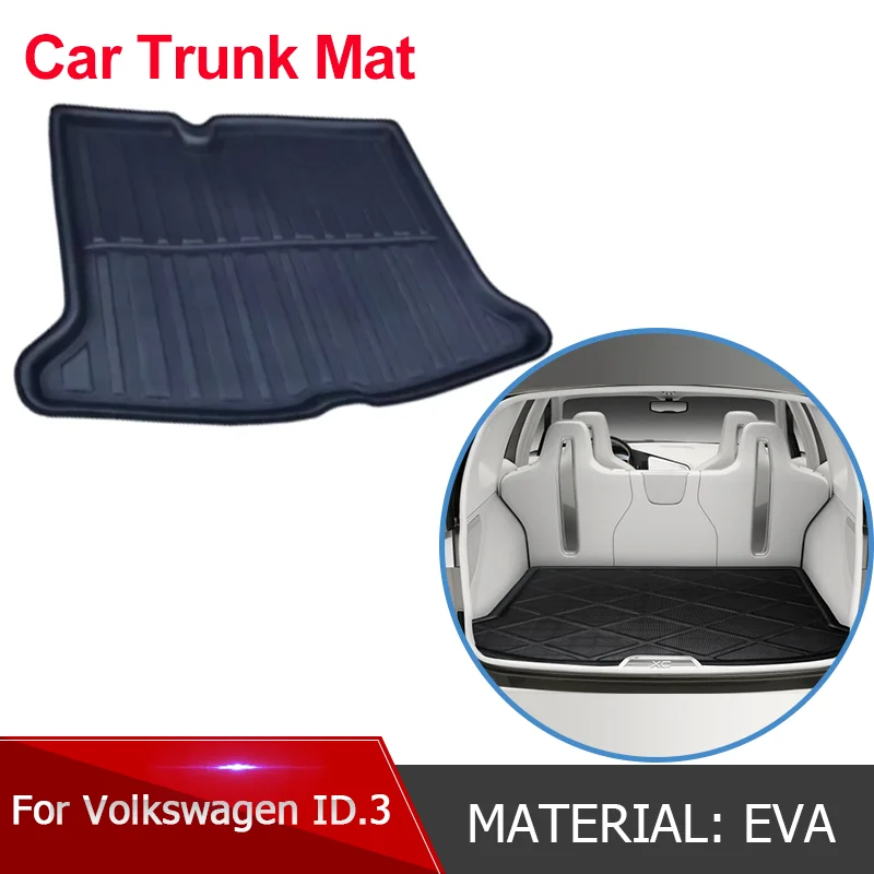 

for Volkswagen VW ID.3 ID3 ID 3 2019~2023 EVA Car Rear Trunk Mat Waterproof Protective Liner Trunk Tray Floor Mat Accessories