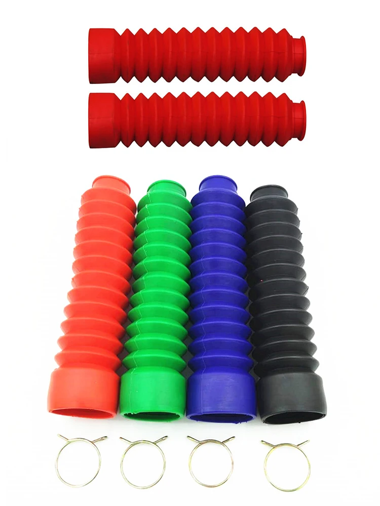 2pcs Motocross Bike Front Fork Shock Absorber Dust Cover Front Shock Absorber Protective Cover