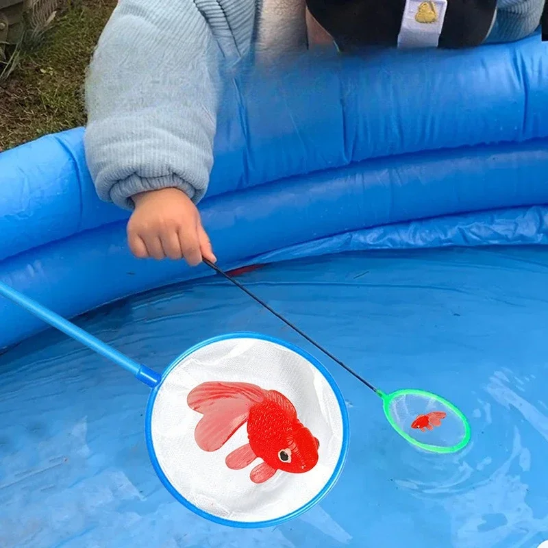 

Floating Goldfish, TPR Material Promotes Tactile Sense, 10pcs/Random Colors Aid Visual Tracking, Children's fish-catching toys