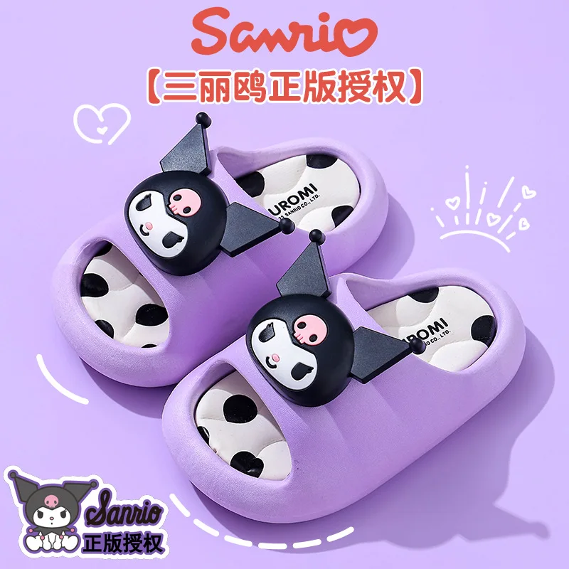 

New Original girls cartoon Kulomi summer beach hole non-slip children's princess slippers indoor cartoon cute shoes
