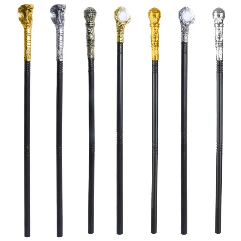 Egyptian Cobras Staff Snake Staff Walking Cane Pimp Cane Egyptian Staff Scepter Pretend Play Costume Props